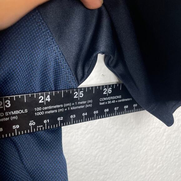 Nike Mens Shirt Sz XL Blue Fit Dry Athletic Short Sleeve Polo Collared Pullover - Picture 6 of 12